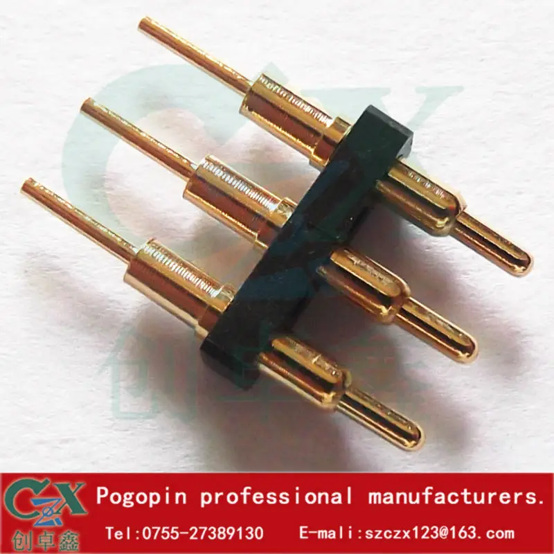 Ток оптовая продажа 3 контактный разъем pogo пружинный игла разъем|spring connector|needle