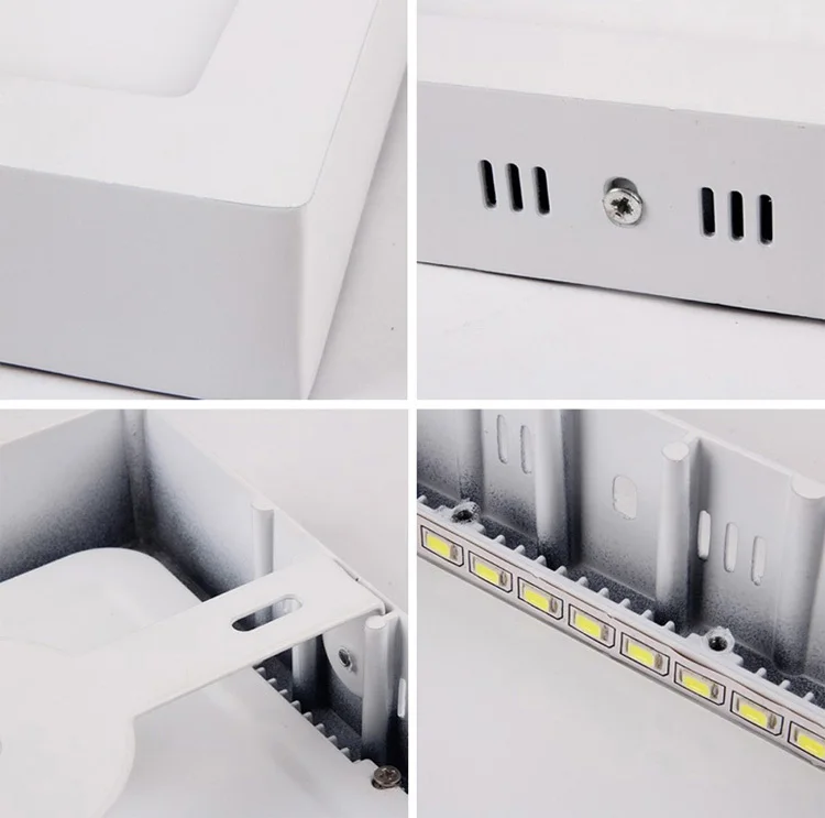 Us 6 4 60 Off High Brightness No Cut 6w 12w 18w 24w Surface Mounted Led Ceiling Light Square Led Panel Down Lights Lamp For Home Luminaire In