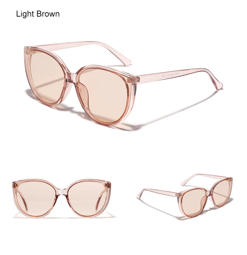 Ralferty Cateye Солнцезащитные очки женские винтажные прозрачные линзы очки ретро солнцезащитные очки «кошачий глаз» женские очки UV400 оттенки Oculos W19024