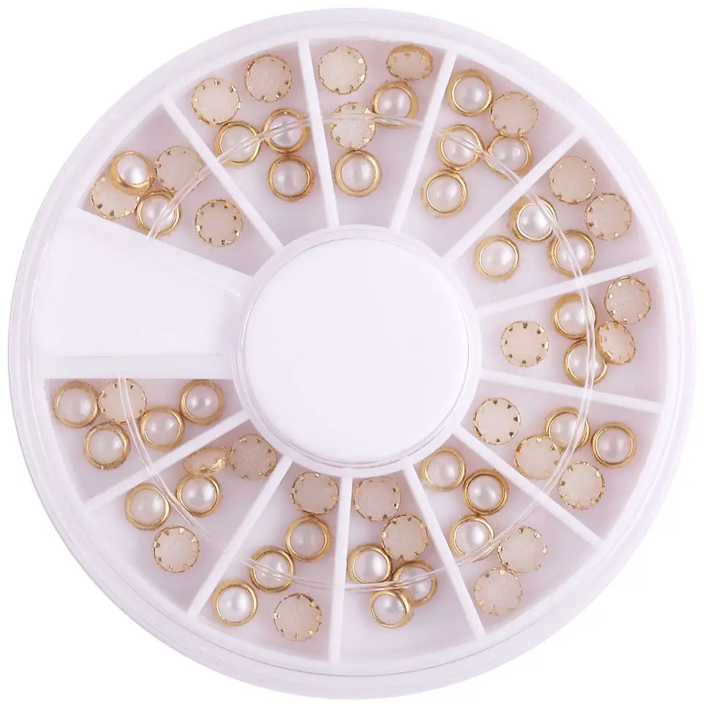 Wheel Crystal Mixed Color Stone Nail Rhinestone 3D Nail Art Decoration Accessories Irregular Beads DIY Design Manicure Diamond - Цвет: 20