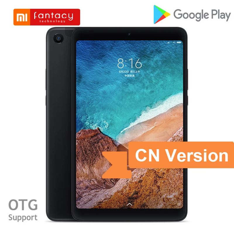 

Xiaomi Mi Pad 4 MiPad 4 Tablet 8 inch Snapdragon 660 Octa Core 4GB 64GB 1920x1200 FHD 13.0MP+5.0MP AI Face ID Android Tablet