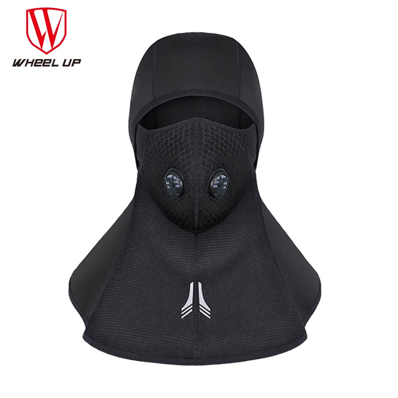 

Wheel Up Cycling Cap Ski Winter Face Mask Motorcycle Balaclava Bandana Hood Neck Dustproof Winter Fleece Masks Thermal Shield