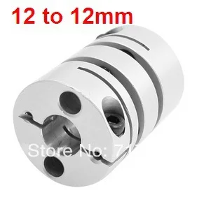 

12mmx12mm Clamp Tight Motor Shaft Connector Coupling Joint L44mm D34mm