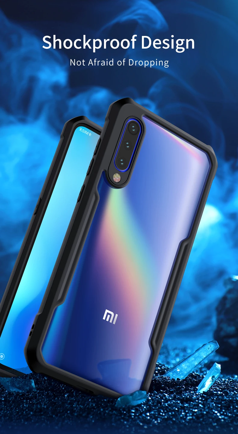 Для Xiaomi mi 9 mi 9 SE чехол для телефона XUNDD подушка безопасности противоударный чехол 360 полная защитная задняя крышка для mi 9 mi 9 se чехол с ремешком