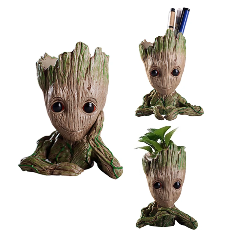 

Cartoon Tree Guards Dolls Kids Groot Action Figures Model Toys Flowerpot Pen Pot Best Christmas Gifts For Kids Home Decoration