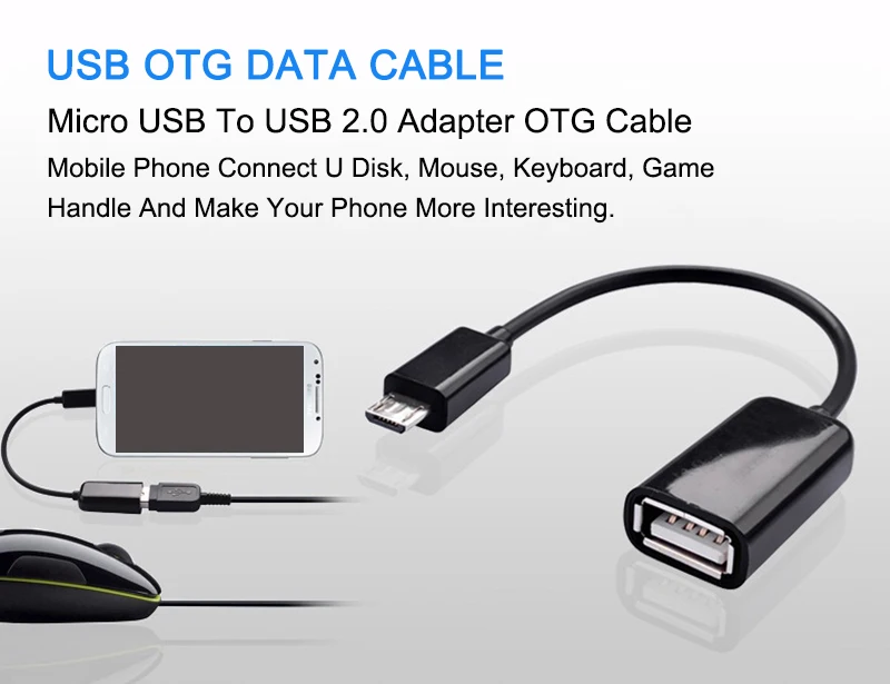 EGRINCY Micro USB OTG кабель передачи данных Мужской Micro USB на женский USB адаптер для samsung Android смартфоны HTC планшеты с OTG