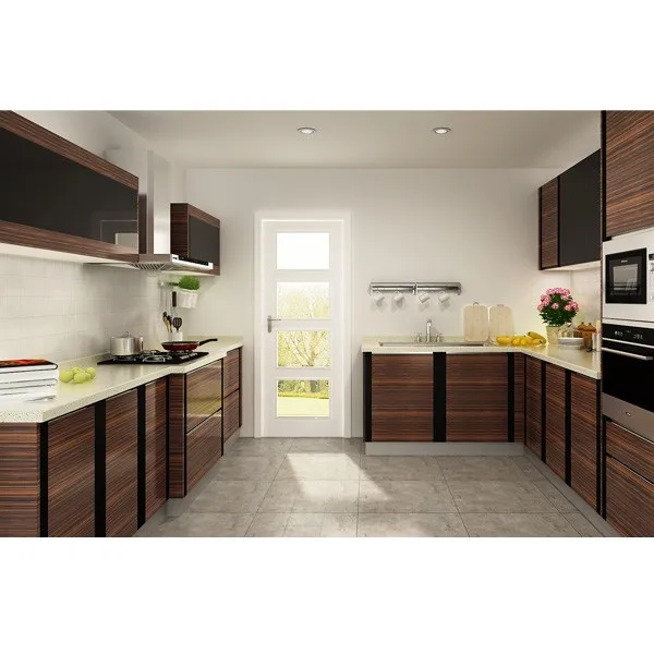 Коммерческий кухонный шкаф с ПВХ Листом (OP14 PVC02)|kitchen cabinet|commercial kitchenpvc cabinet |