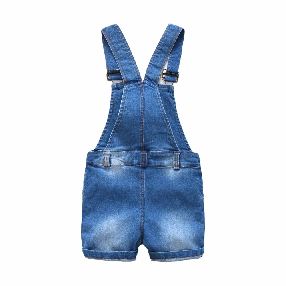 Комплект детской одежды для мальчиков и девочек, футболка в полоску+ короткие джинсы летняя детская одежда из 2 предметов повседневная одежда для мальчиков весна-осень