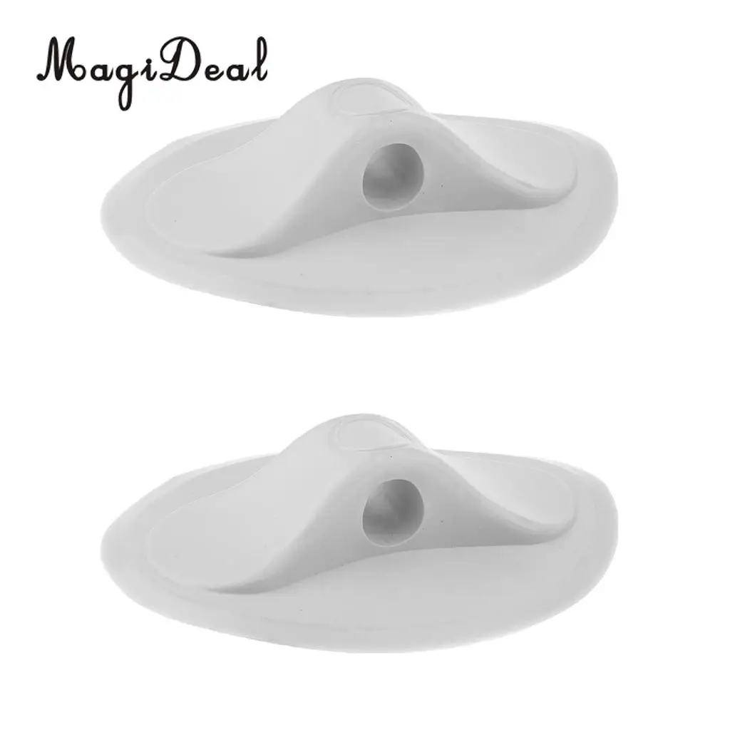 MagiDeal Professional 2Pcs PVC Oval Rope Buckle Tools for Inflatable Boat Kayak Canoe Dinghy Raft Water Sport Supplies White
