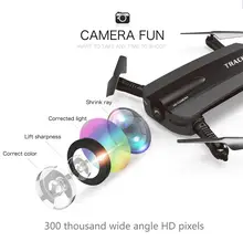 JXD 523 Rastreador RC FPV Quadcopter Drone Con Cámara HD de Bolsillo Wifi Control del teléfono Mini Dron VS JJRC H37 Xs809hw Plegable Dron