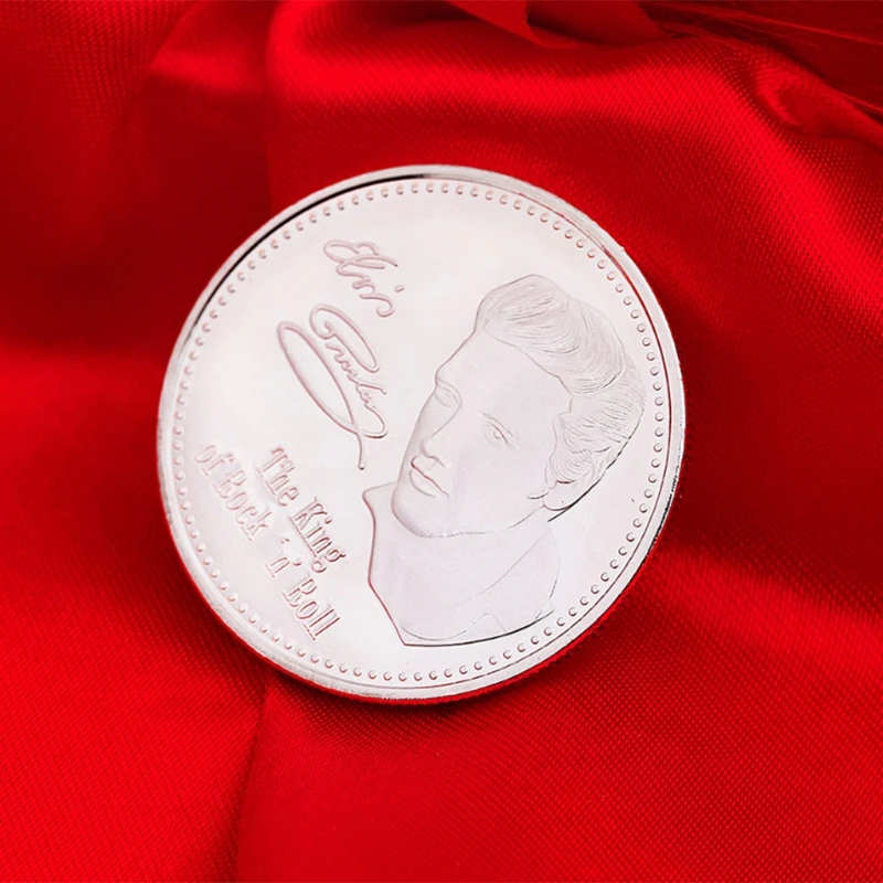 Памятная монета Элвиса Пресли коллекция искусство подарок BTC Биткоин сплав сувенир