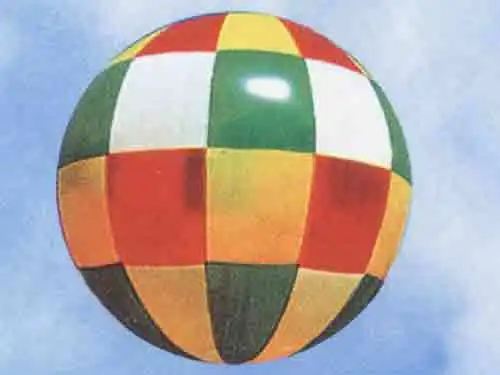 

multicolored inflatable air balloon