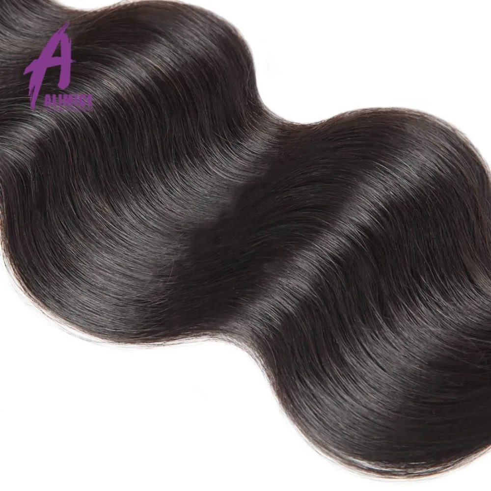 Alimice Malaysian Body Wave Hair Bundles 3 Bundles Deal 8-28 inch Non Remy Hair Weave Bundles 100% Hair Extensions Human Hair  (2)