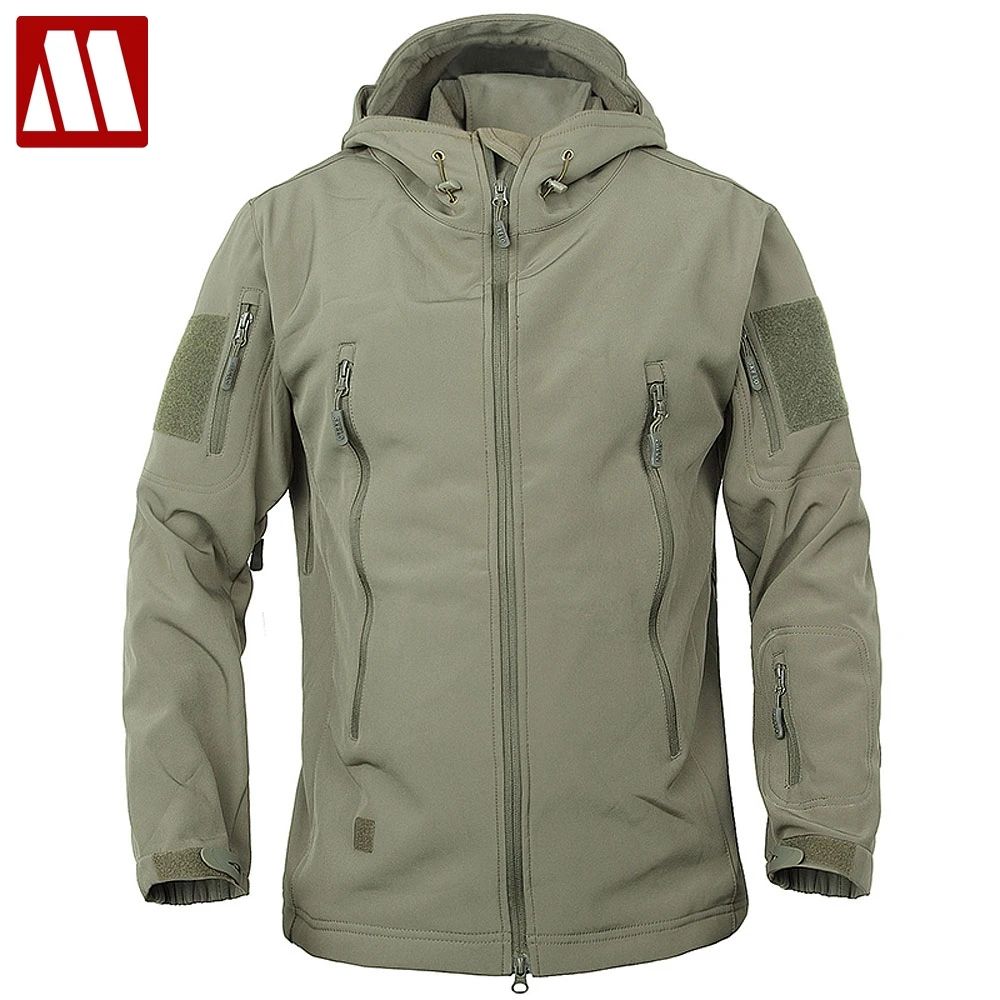 Man Camouflage Coat Military Hooded Jacket Waterproof