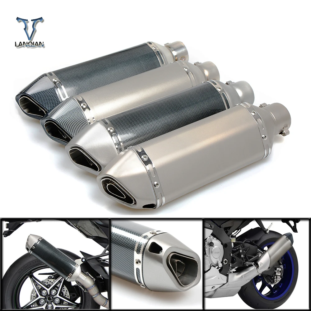 

Motorcycle Slip-On EXHAUST MUFFLER For YAMAHA R1 R3 R6 2006 2007 2008 2009 2010-2015 for Kawasaki Z800 Z900 Z1000 slip-on
