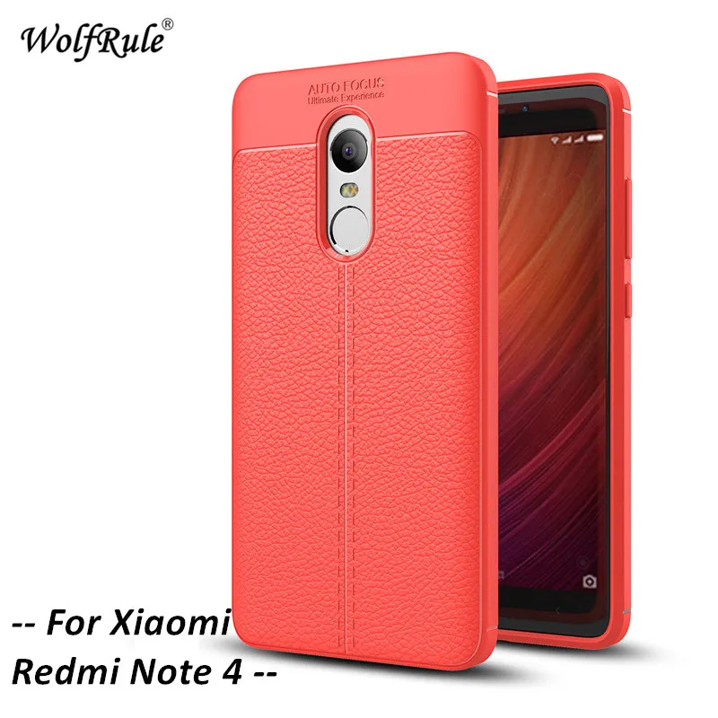Чехол wolfrole для Xiaomi Redmi Note 4 мягкий чехол из ТПУ телефона 4X 5 5'' | Мобильные