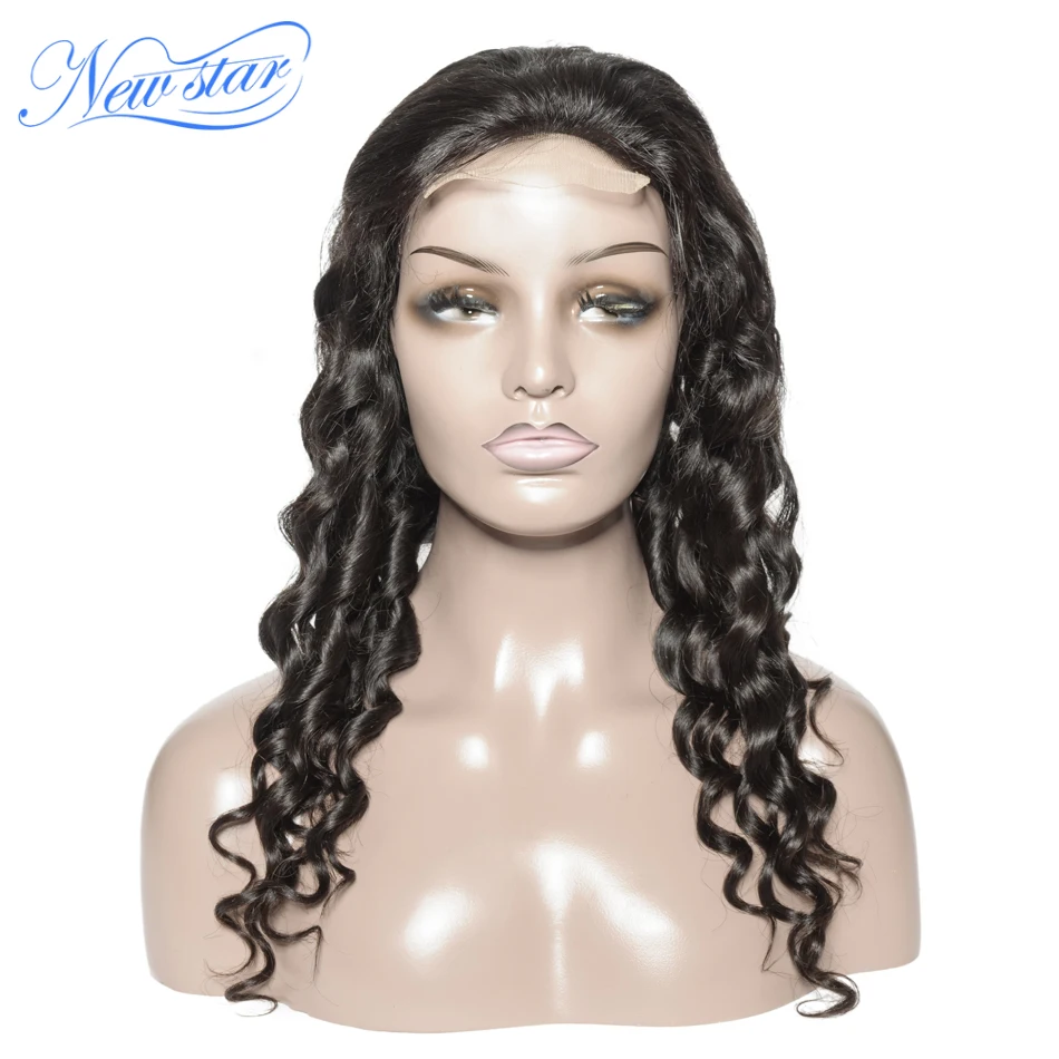 New Star Loose Deep 4x4 Closure Wig Customized 150% Density Glueless Lace Wig Brazilian Virgin Human Hair Wigs For Black Women