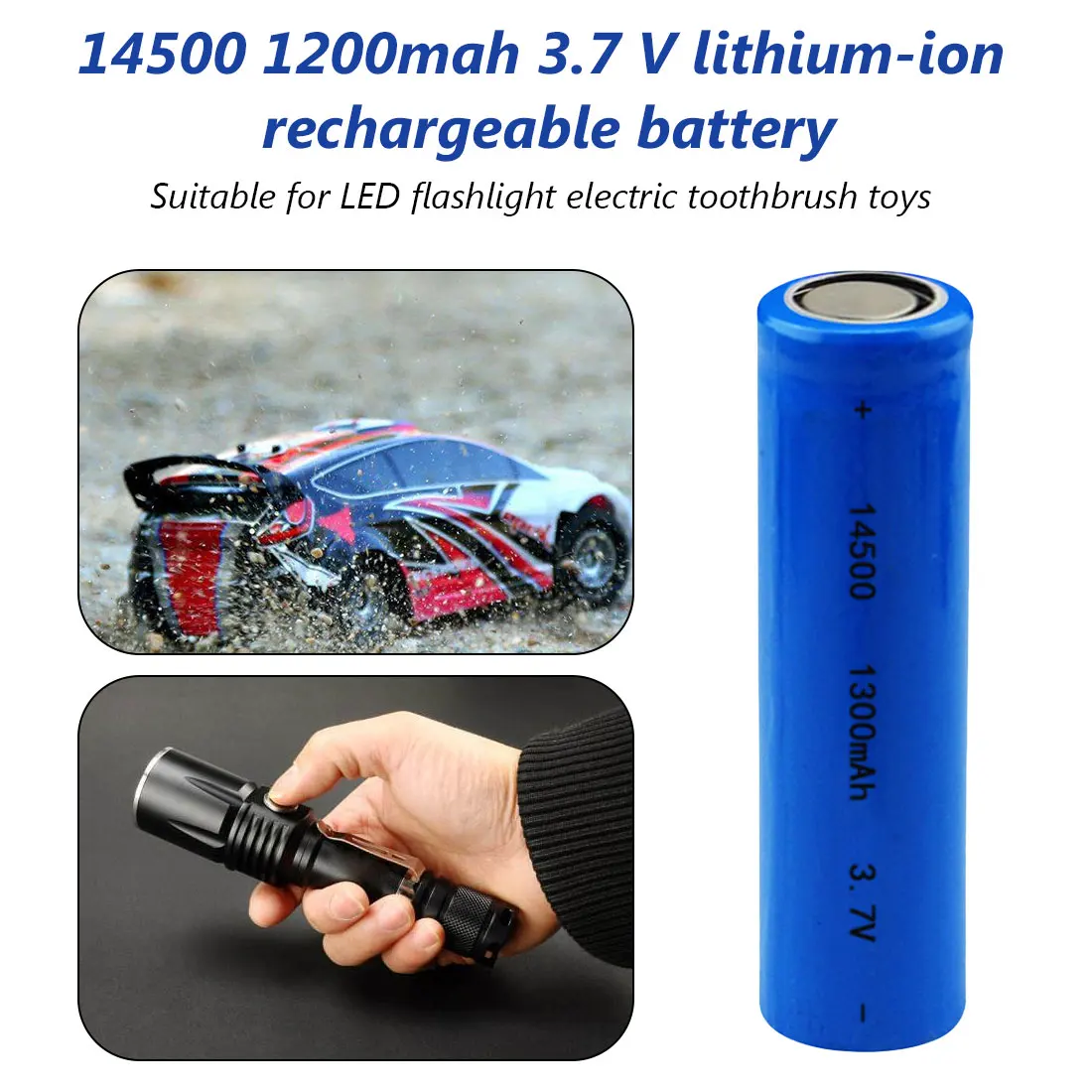 14500 1200mah 3,7 V литий-ионная аккумуляторная батарея для вспышки светильник светодиодный ночной Светильник электрическая зубная щетка