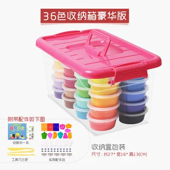 

Modeling Clay/Slime Learning & Education Toys & Hobbies Plasticine Mocha ultra light clay 36 color box set space mud wholesale