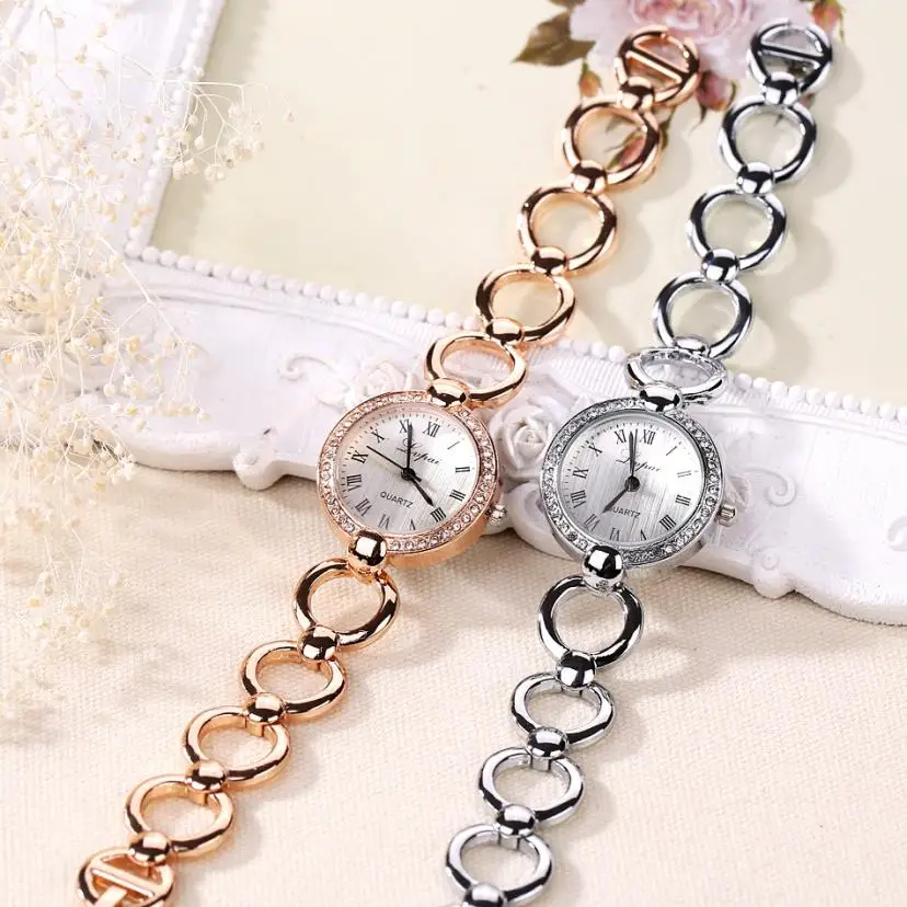Женские часы Montres,, модные роскошные женские наручные часы, сплав, стразы, стильные элегантные женские часы, браслет
