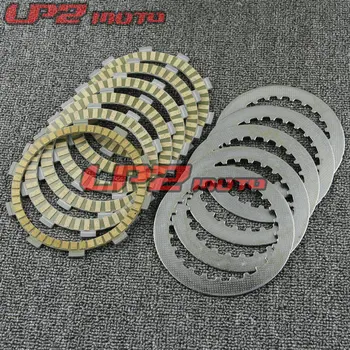 

For Honda AX-1 NX250 Steed400 VRX400 Paper Based Disc Iron Clutch Friction Kit Disc Plates Set Motorbike Parts Accessories