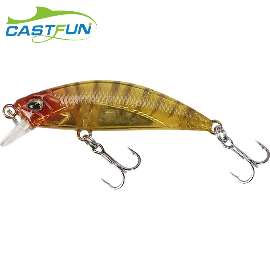  CASTFUN Black Minnow 5.0g 5cm Sinking Minnow All Class Smart Lure Wobblers Fresh Saltwater Mandarin - 32914780351