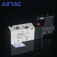 5 Путь 2 Позиция 3/" IP65 пневматический направленный Управление электромагнитные клапаны DC 24 V AC 220 V 110 V 12 V 4V310-10 AirTac