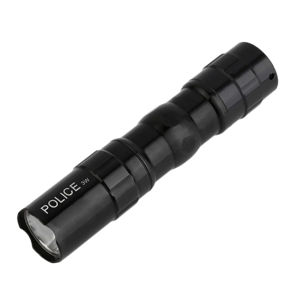 Excellent 3W Police LED Flashlight T6 Waterproof Shock Resistant Aluminum Super Bright LED Flashlight Focus Torch Lamp With Hand Strap 2 Excellent 3W Police LED Flashlight T6 Waterproof Shock Resistant Aluminum Super Bright LED Flashlight Focus Torch Lamp With Hand Strap 2