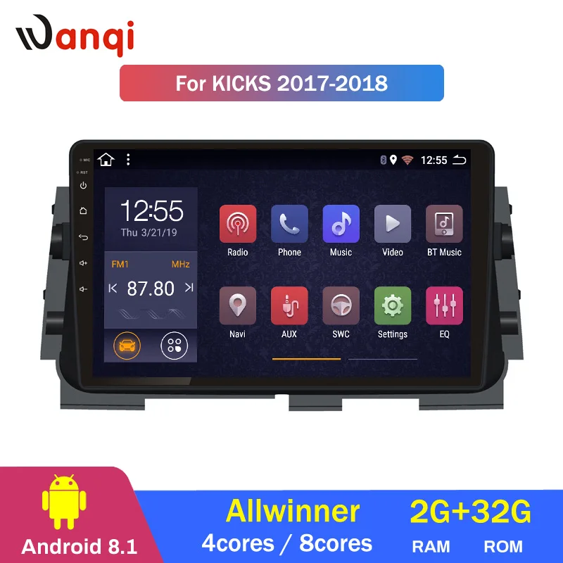 2G ram 32G rom 10,1 дюймов Android 8,1 Автомобильная dvd-навигационная система для Nissan kicks- мультимедийная радиосистема