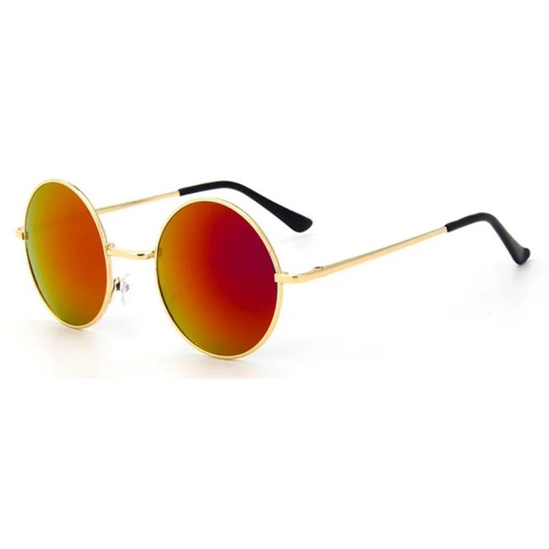 Солнцезащитные очки с круглой металлической оправой в стиле ретро|fashion sun glasses|sun