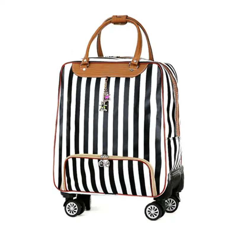 Women Rolling Luggage Bag, Cabin Travel Suitcase,Lightweight Trolley