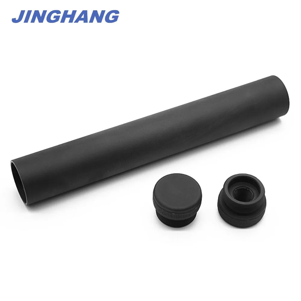

8.875", 1.000" ID, 1.250"OD non Maglite C-Cell Tube Cap Anodized Matte Black 1/2-28 end cap , Shipping From CHINA / US