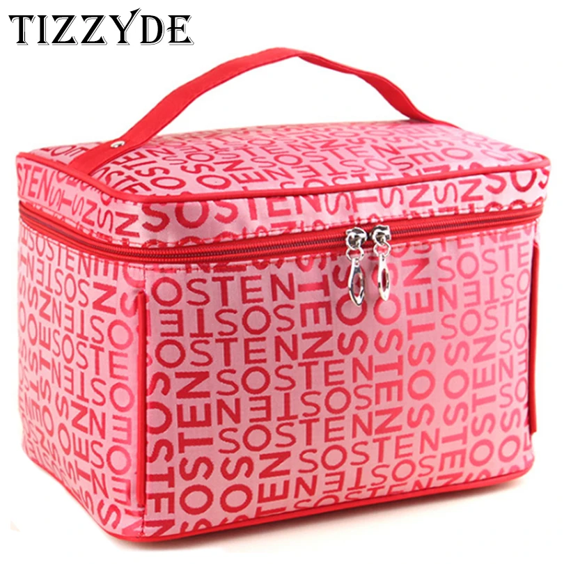 Professional Large Capacity Cosmetic Bag Extra Big High Quality Women Waterproof Travel ...