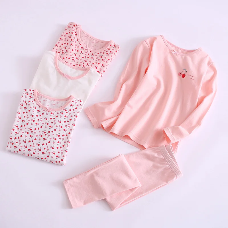 

Children's Underwear Set Autumn And Winter New Boys And Girls Autumn Clothes Long Pants Cotton Suit 0723
