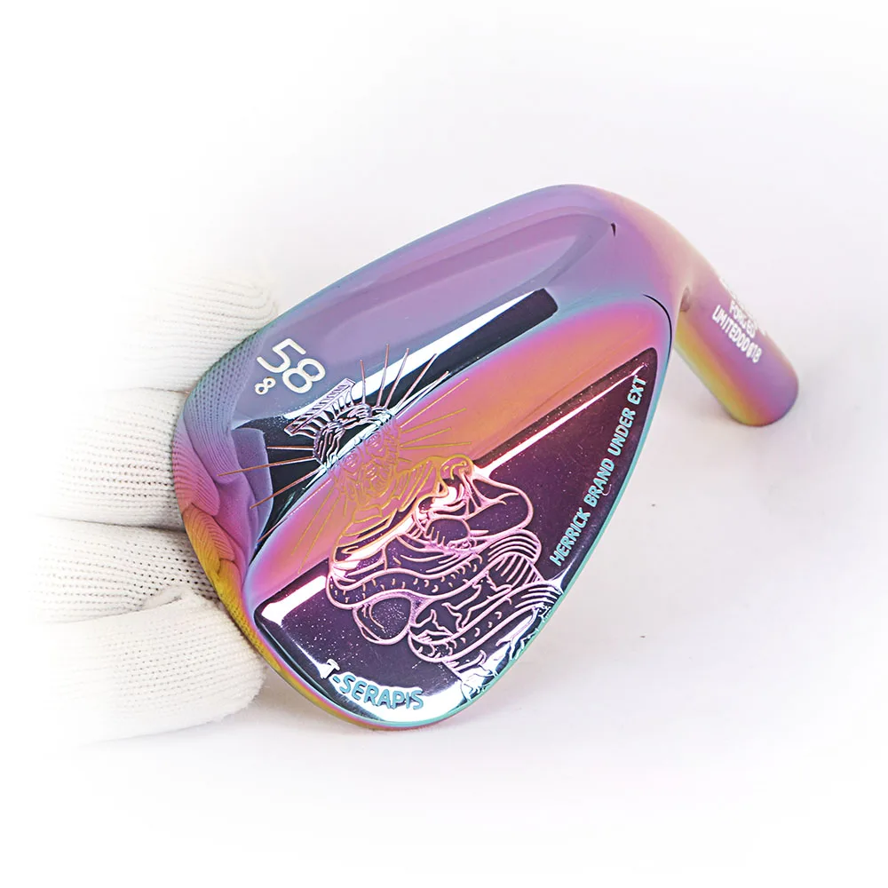 Golf clubs wedges MYTHOS right handed unisex Colorful color 50/52/56/58/60 Degree Steel Shaft Reversible spin technique Golf clubs wedges MYTHOS right handed unisex Colorful color 50/52/56/58/60 Degree Steel Shaft Reversible spin technique