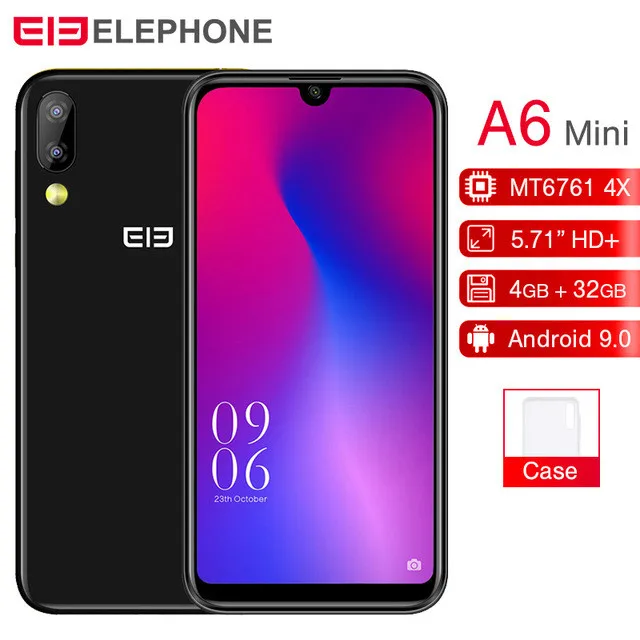 Original Elephone A6 Mini MT6761 Quad Core 5.7\