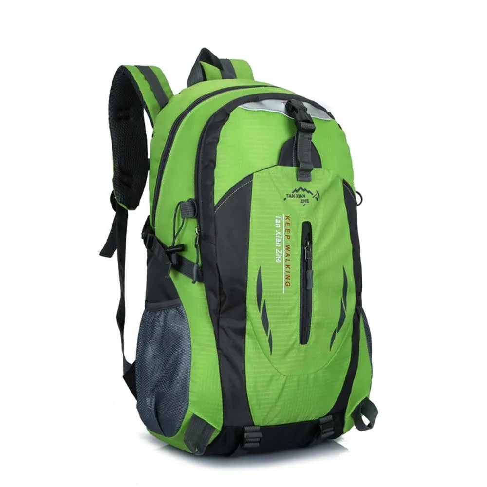 40L Открытый походный Кемпинг Водонепроницаемый полиэстер путешествия багаж рюкзак - Цвет: green