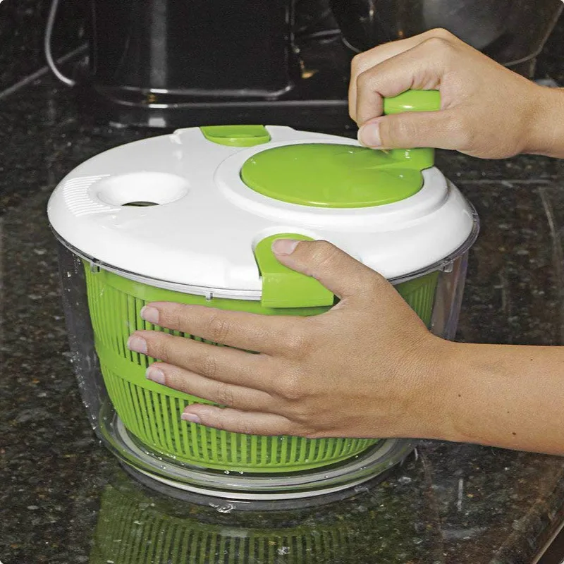 5qt травяной салат Спиннер BPA бесплатно Ручная сушилка для клатка овощей