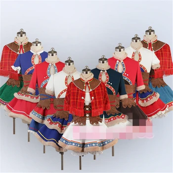 

LoveLive! Anime Cos All Member December Snow Halloween And Christmas Cosplay Costume Women and Girl Dresses