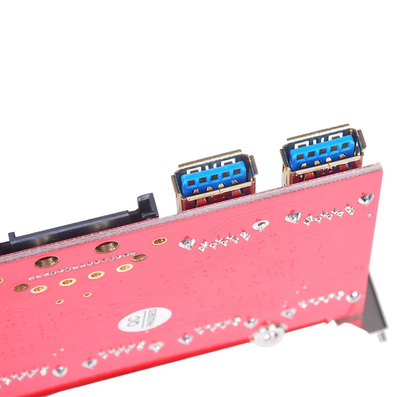 Pci-Express 5 портов USB3.0 Внешний+ 2 порта USB3.0 Настольный USB3.0 плата расширения