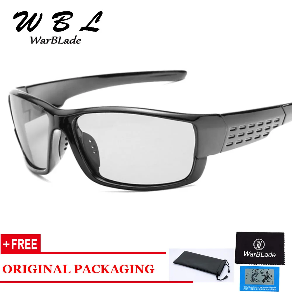 

WBL Brand Photochromic Sunglasses Men Polarized Chameleon Discoloration Sun Glasses For Men Fashion Square Driving Accessories