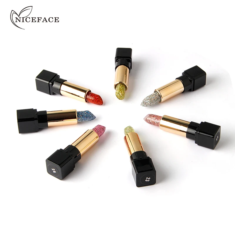niceface Brand Magic Temperature Change Color Lip Stick Waterproof Long Lasting Moisturizer Shiny Glitter Lipstick Cosmetic niceface Brand Magic Temperature Change Color Lip Stick Waterproof Long Lasting Moisturizer Shiny Glitter Lipstick Cosmetic