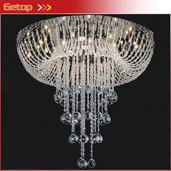

Modern Luxury Circular Crystal Ceiling Light Fashion Crystal Lamps For Bedroom Living Room LED Home Lighting Free Shipping