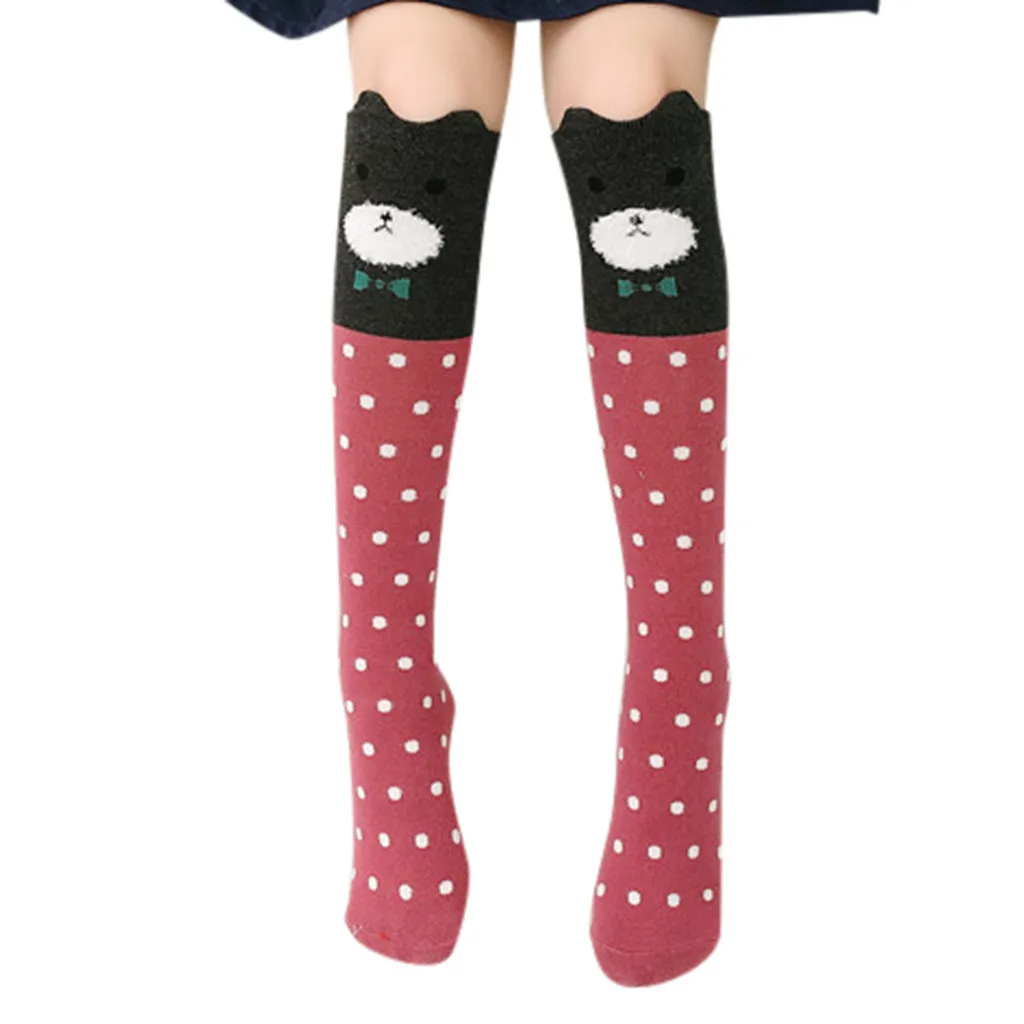 

TELOTUNY baby girl Mid tube socks cartoon animal Long Socks Kids Infant Toddler Baby Girls Cartoon Animal Anti-Slip Socks Z1207