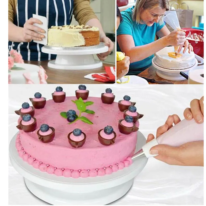 Cake Stand Plate Decorating Bakery Supplies Professional Platform