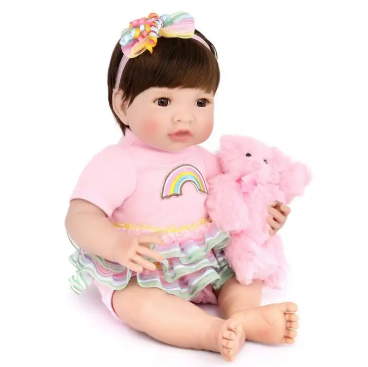 

15 inch baby reborn silicone full body bath Toys Lifelike Newborn Princess Baby Doll Bonecas Bebe Reborn Menina silicone reborn