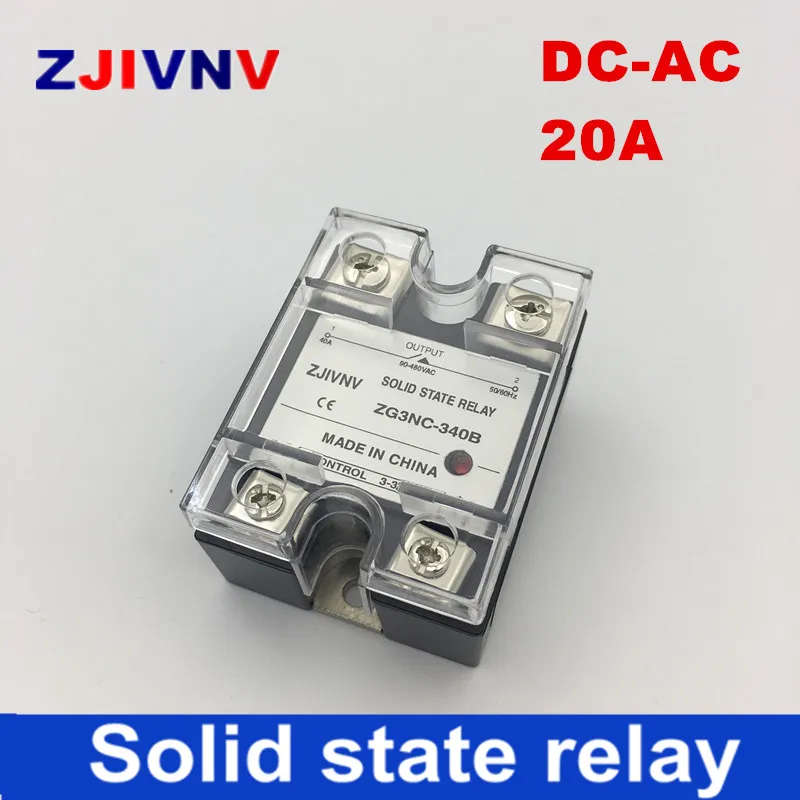 

single phase DC-AC Solid state relay , ssr load current 20a, relay,ssr basic type, item:ZG3NC-320B