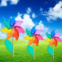 Новая красочная деревянная мельница ветряная Вертушка для дома, сада, двора украшения для детских игрушек мельница