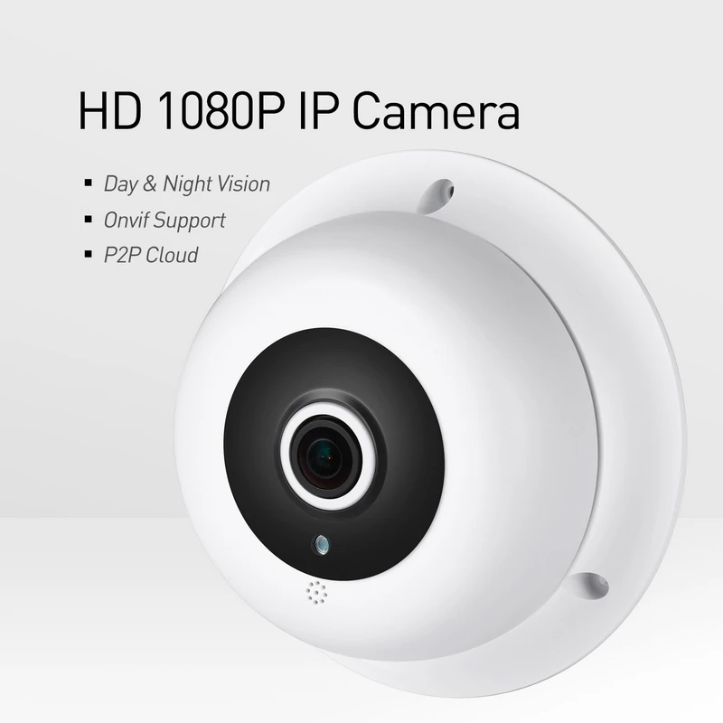 POE аудио рыбий глаз HD 1920x1080 P 2.0MP 3 ArrayLED ip-камера панорамная безопасность ночного видения ONVIF P2P CCTV Cam система w/IR-Cut