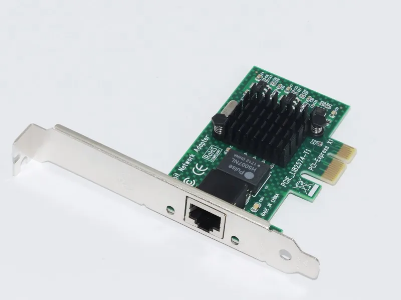 Для Intel 82574L Чипсет EXPI9301CT 9301CT Gigabit Ethernet для рабочего стола PCIE X1 сетевой адаптер 10/100/1000 Мбит/с NIC для компьютера